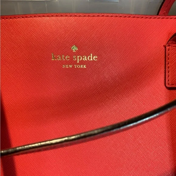 Kate Spade Coral Tote Bag - Picture 2 of 7